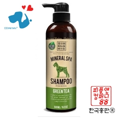 [랠리큐] 천연 약용 샴푸 그린티 500ml (Green Tea Shampoo 500ml)